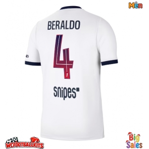 Paris Saint-Germain Lucas Beraldo #4 Replica Away Stadium Shirt 2026-27 Short Sleeve